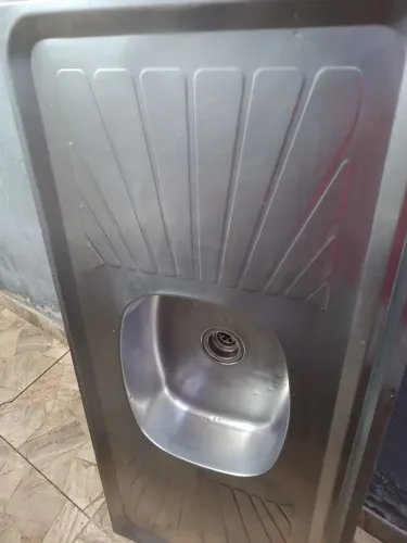 Pia de cozinha em inox