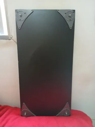 Mesa de Centro Preta 100x50 cm - Ideal para Apartamento Pequeno