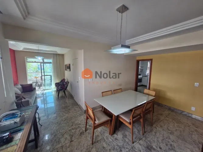 Apartamento amplo de 04 quartos, 01 suíte, varanda e 03 vagas de garagem para aluguel no b