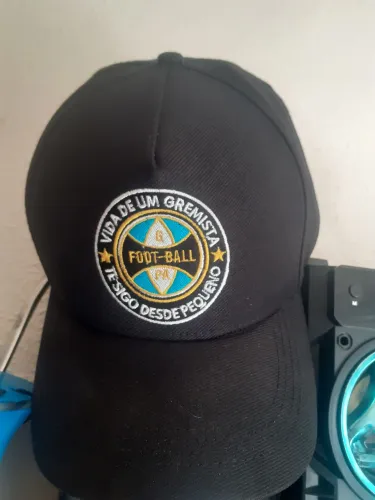 Boné bordado Vida de um Gremista Novo