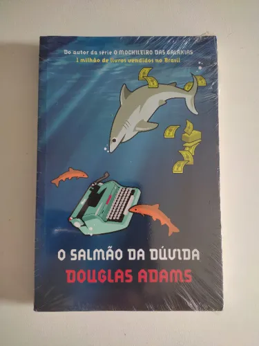 Livro Lacrado Guia do Mochileiro das Galáxias Salmão da Dúvida