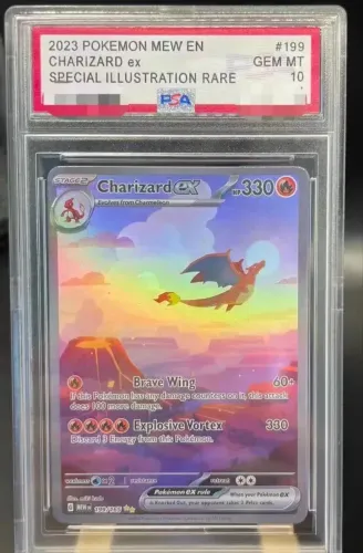 Pokémon Charizard Ex Sir #199 Psa10, Colecionável De Alta Ra