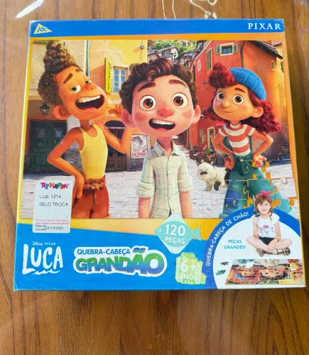 Quebra Cabeça Pixar Luca Grandão 120 peças