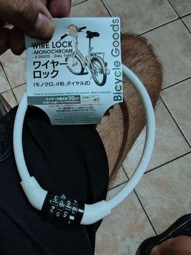Trava cadeado para bike