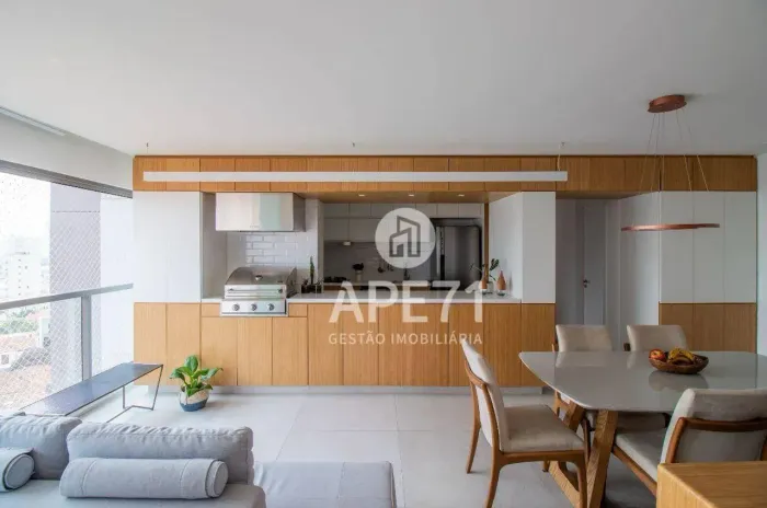Apartamento Varanda Gourmet à Venda em Mirandópolis, 94 m², 3 Dormitórios, 1 Suíte, 2 Vaga