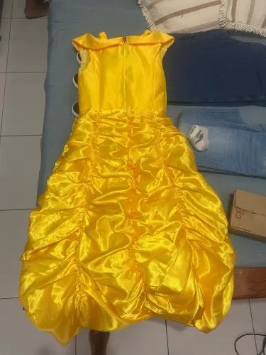 Vestido de festa - bela e a fera