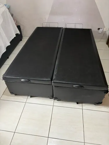 Cama Casal Box Baú com colchão