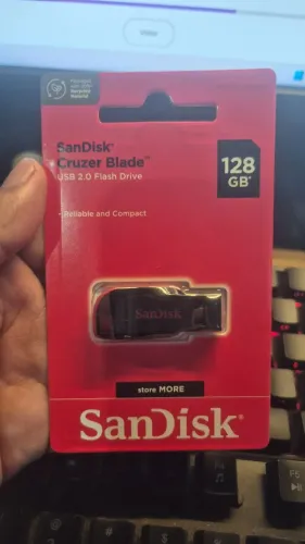 Pendrive SanDisk Cruzer Blade 128GB USB 2.0 Original