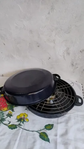 Forma churrasqueira para fogão ESMALTADA NÃO É ELÉTRICA)