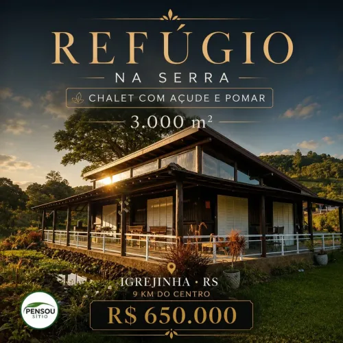 Paraíso particular, apenas 10min da cidade de igrejinha/RS