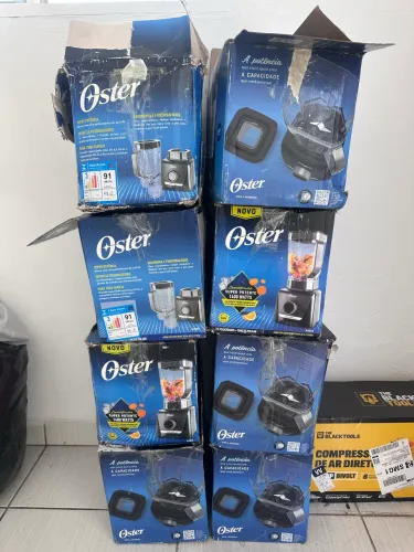 Liquidificadores Oster 1400wats 8 unidades com defeito