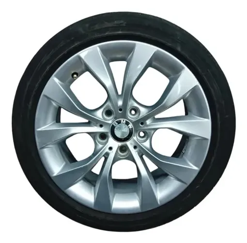 Roda Pneu Ruim 225 45 17 Bmw X1 Sdrive 18i 2.0 2011 Cinza