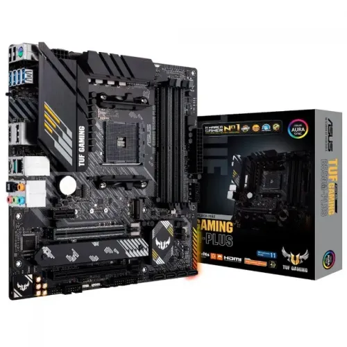 Placa Mãe Asus TUF Gaming B550M-Plus, Chipset B550, AMD AM4, mATX, DDR4