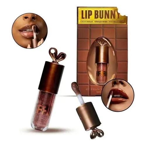 Gloss Labial Franciny Ehlke Chocolate Hidratação Lip Bunny