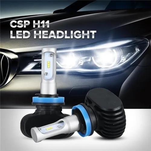 Kit lampadas ultra led 8000 lumens 6 meses de garantia H1 H3 H4 H7 H8 H11 H15 H27 HB3 HB4