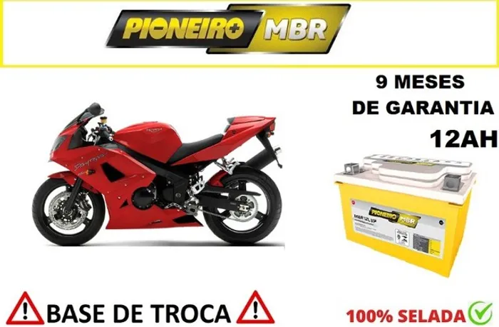 Bateria Automotiva Pioneiro TT 600 -12Ah