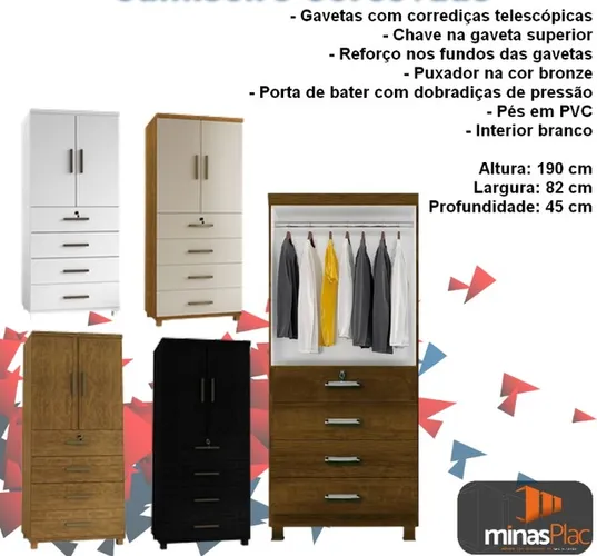 Quarto camiseiro roupeiro 