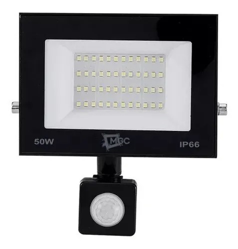 Refletor Led 50w Com Sensor De Presença