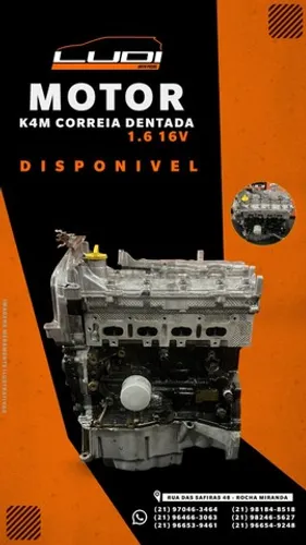Motor K4M Correia Dentada 1.6 16V