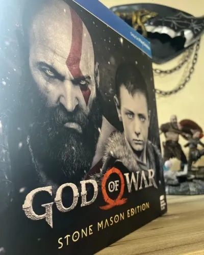 Jogo God of War Stone Mason's Edition Collectors - PS4