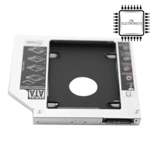Adaptador Caddy Dvd Para Segundo HD Ou Ssd 2.5 Sata 12.7mm
