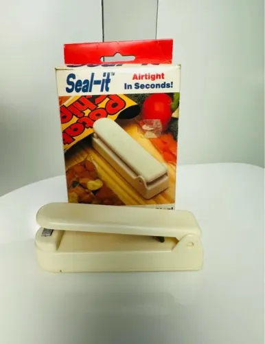 mini seladora de plástico