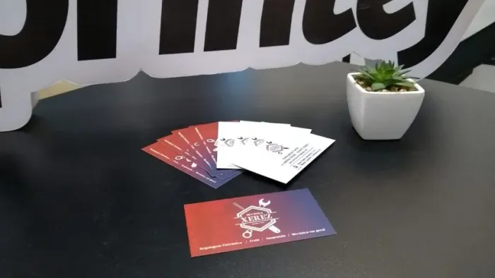 Cartão de visita personalizado cartão para divulgação com logomarca