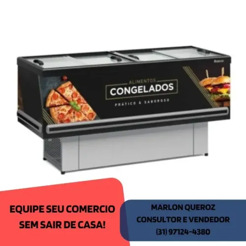 Ilha de Congelados Gelopar 2M Adesivada
