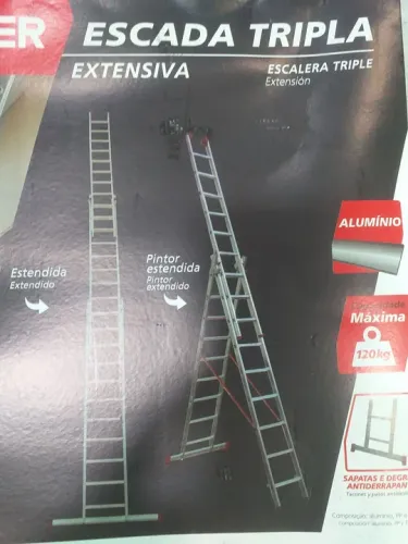 Escada Extensiva Tripla 7x3