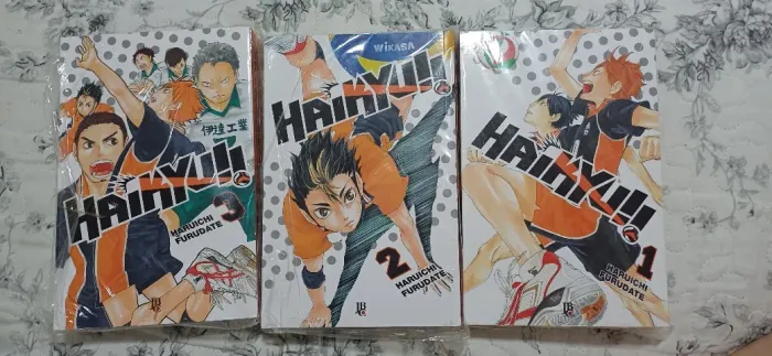 Manga haikyuu vol 1, 2  e 3 