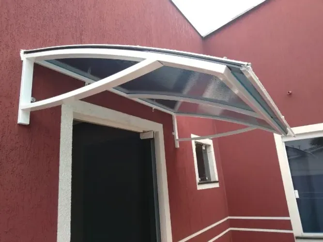 Toldo em Policarbonato 1,80x1,00 Cores