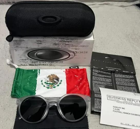 Óculos De Sol Oakley Hstn Matte Clear/Prizm Black