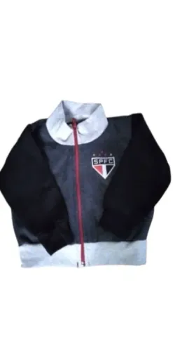 Blusa Moleton Agasalho São Paulo- Corinthians- Palmeiras Infantil Bebê