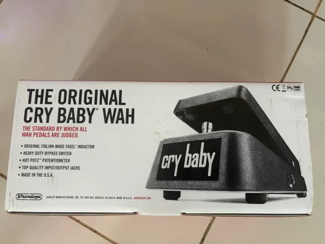 Pedal Cry Baby Wah-Wah Dunlop - Clássico e Original!
