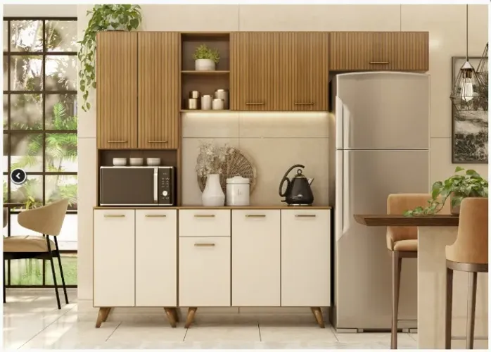 Kit Cozinha design elegante para complementar a decoração da sua cozinha Entrega imediata