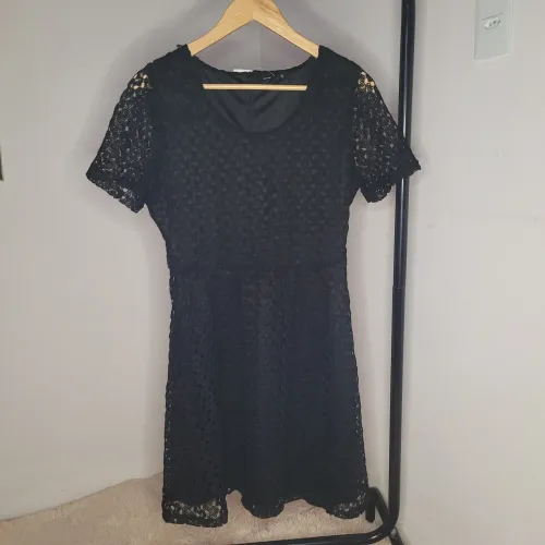 Vestido curto preto - Tamanho 40