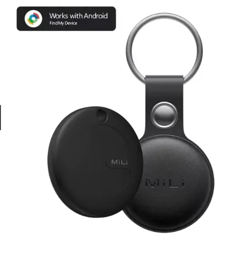 [LACRADO] Rastreador MiLi MiTag Tag Bluetooth Android + Chaveiro Antiperda - PRETO