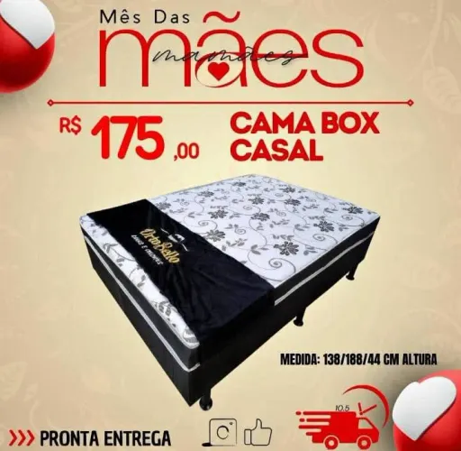 Cama Box Casal Orto Bello - R$175,00