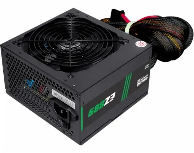 FONTE DE ALIMENTAÇÃO KMEX 500W 80 PLUS WHITE PFC ATIVO EZ889 NOVA!