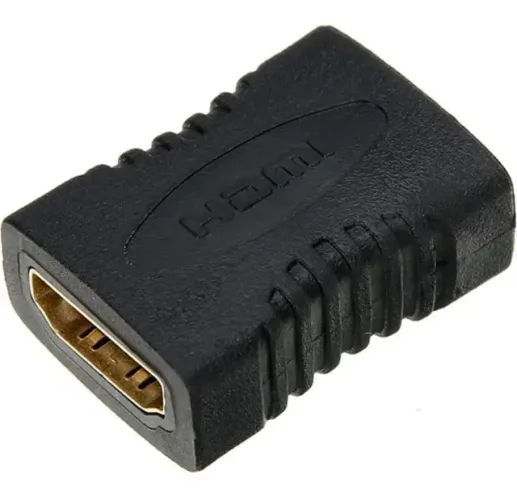 Adaptador Cabo Hdmi Conexão Smart Tv Emenda Fêmea Monitor