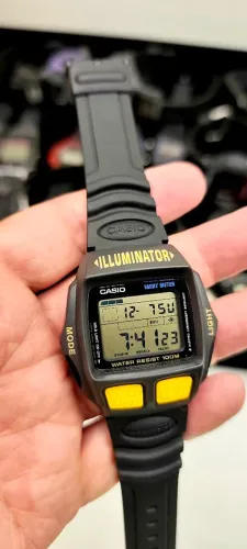 Relógio Casio CBX-600 Módulo 1284 de 1995 - raro - para coleção