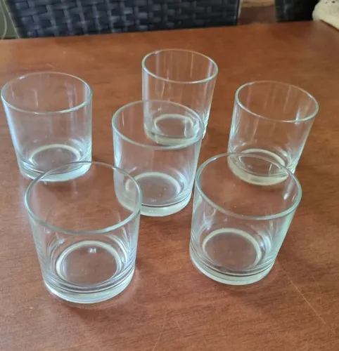 Jogo de 6 Copos de Vidro 265ml Nadir Figueiredo