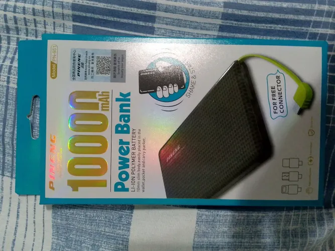 Carregador portátil 10000 mAh - Novo