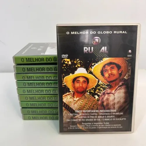 Combo 10 DVDs O Melhor do Globo Rural 25 anos