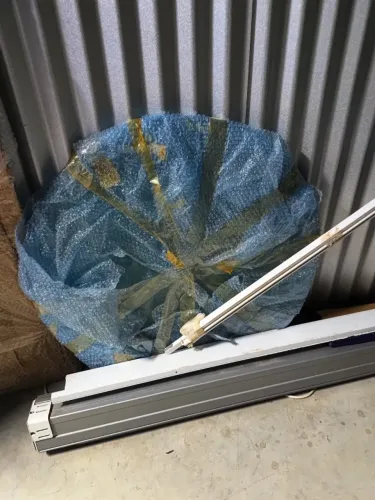 Tampo de vidro de 80cm Diâmetro