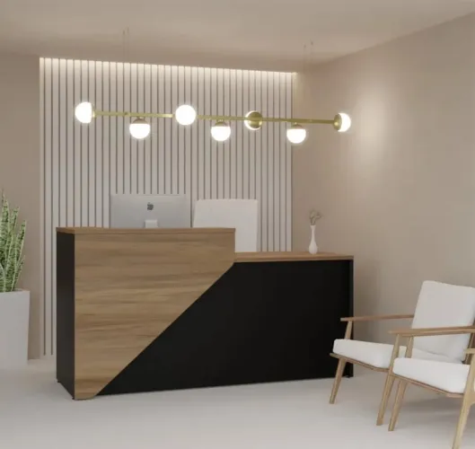 Balcão de Recepção Atendimento - LOJA IKONMIXOFFICE 