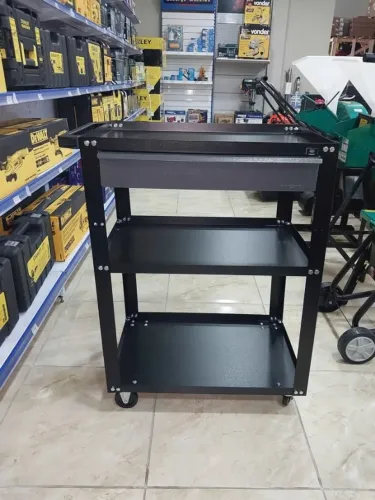 Carro para ferramentas 1 gaveta 120kg Dark Presto (Loja)
