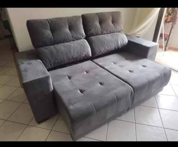 Sofá retrátil e reclinável NOVO DE FABRICA  FRETE GRÁTIS 