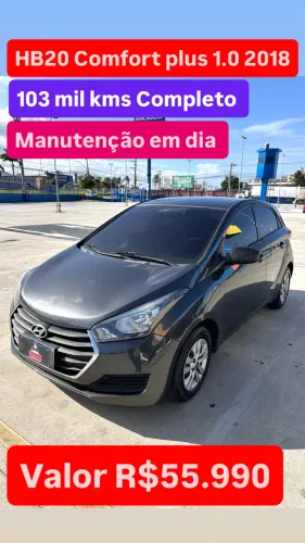 Hyundai HB20 Comfort Plus 1.0 Flex 2018/2018 - Completo
