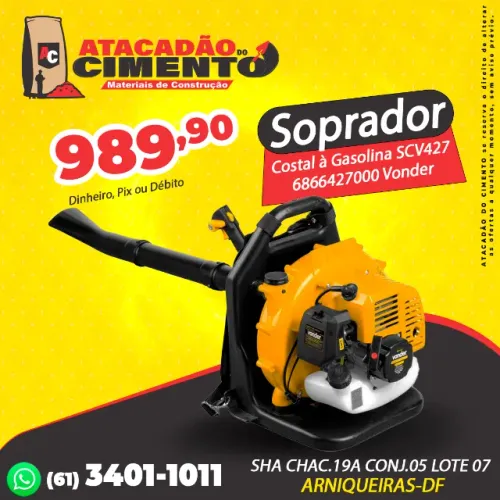 Soprador Costal à Gasolina SCV427 6866427000 Vonder